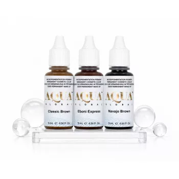   Vásárlóink kedvence - Aqua Global szemöldök csomag szemöldök pigment készlet 3x7 ml