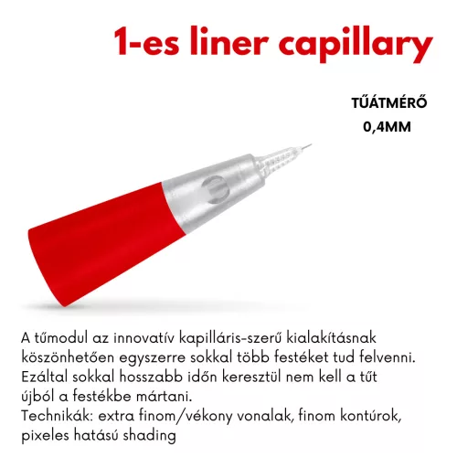 1 liner capillary Swiss Color tűmodul Genius
