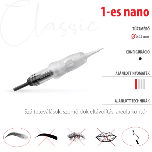1 nano Swiss Color tűmodul Classic