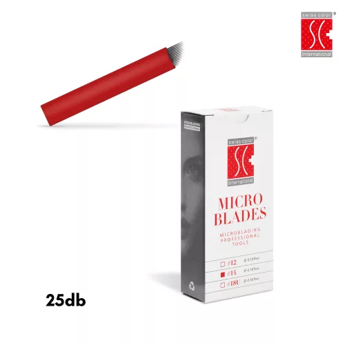 Microblade flexibilis penge 0,18 mm tűátmérővel #14 - 25 db/doboz