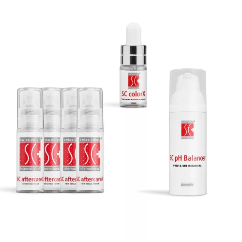 Swiss Color SC Color X kezdő készlet szemöldöktetoválás eltávolításhoz