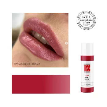 Swiss Color SC406 Ruby Red szájtetováló pigment